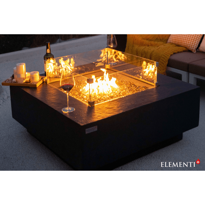 Elementi Plus Bergen Fire Table Dark Gray