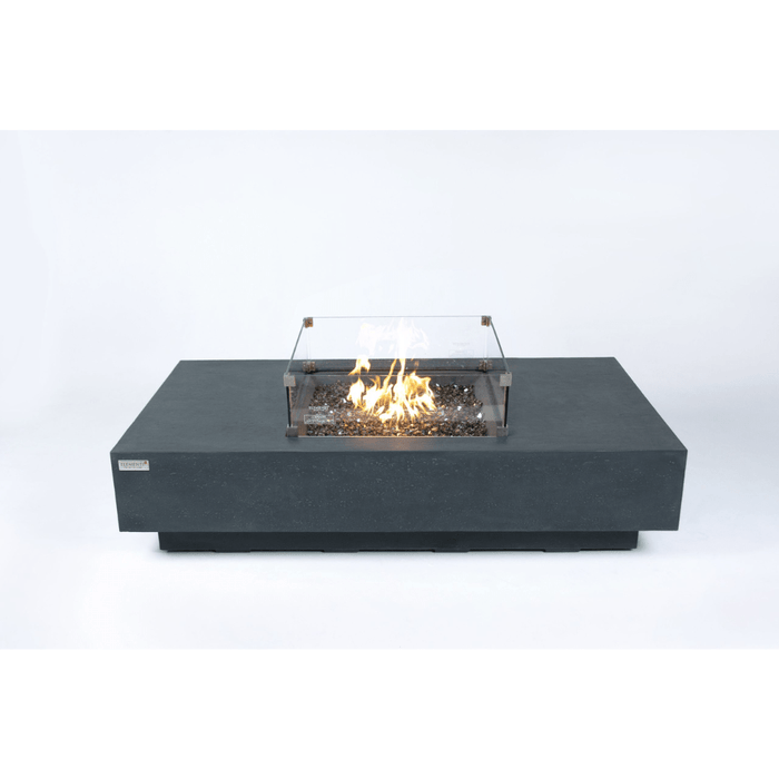 Elementi Plus Cannes Fire Table Dark Gray