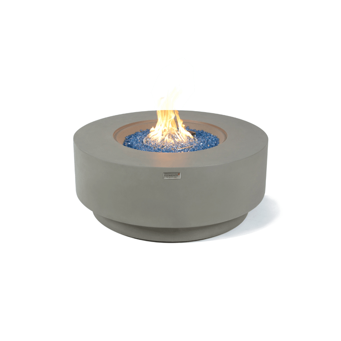 Elementi Plus Colosseo Fire Table Light Gray
