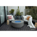 Elementi Plus Colosseo Fire Table Light Gray