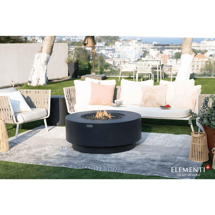 Elementi Plus Nimes Fire Table Dark Gray