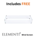 Elementi Plus Positano Fire Table Dark Gray