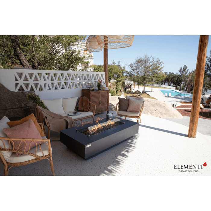 Elementi Plus Positano Fire Table Dark Gray
