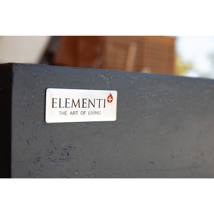 Elementi Plus Positano Fire Table Dark Gray