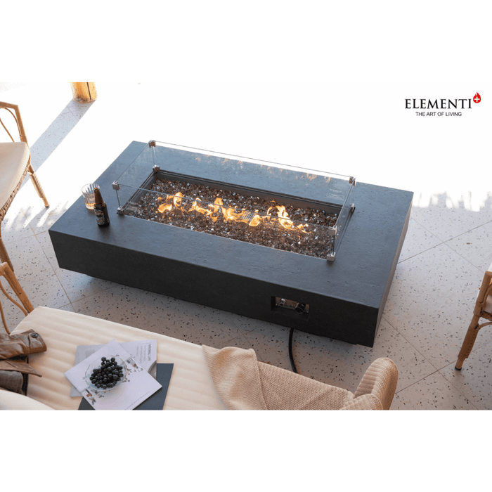 Elementi Plus Positano Fire Table Dark Gray