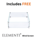 Elementi Plus Sofia Marble Porcelain Fire Table Black