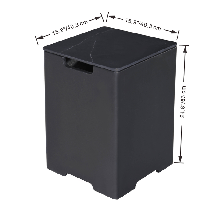 Elementi Plus Square Tank Cover ONB402