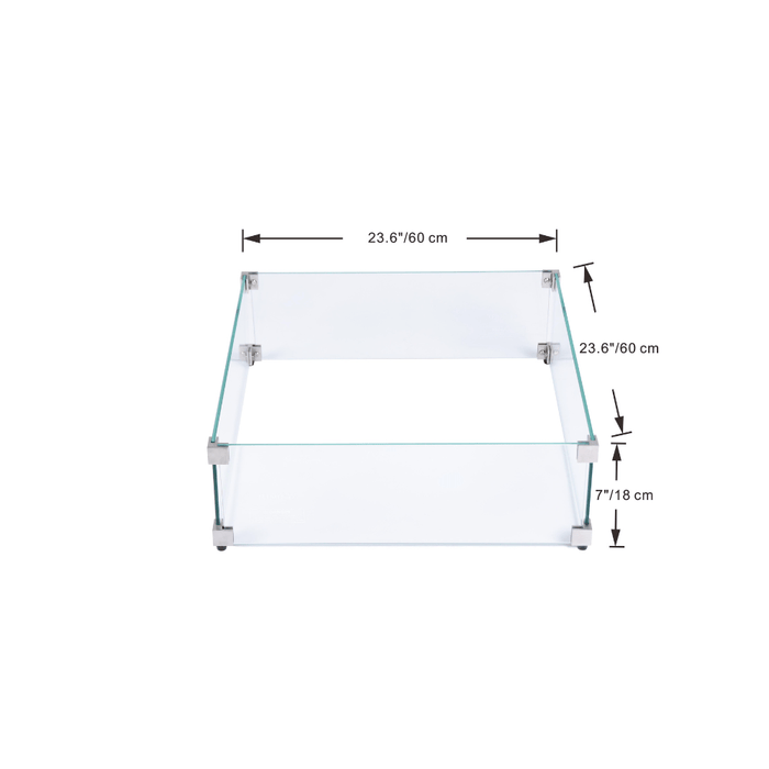 Elementi Plus Square Wind Screen OFG411/413/ 416/419-WS