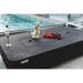 Elementi Plus Valencia Porcelain Top Fire Table Black