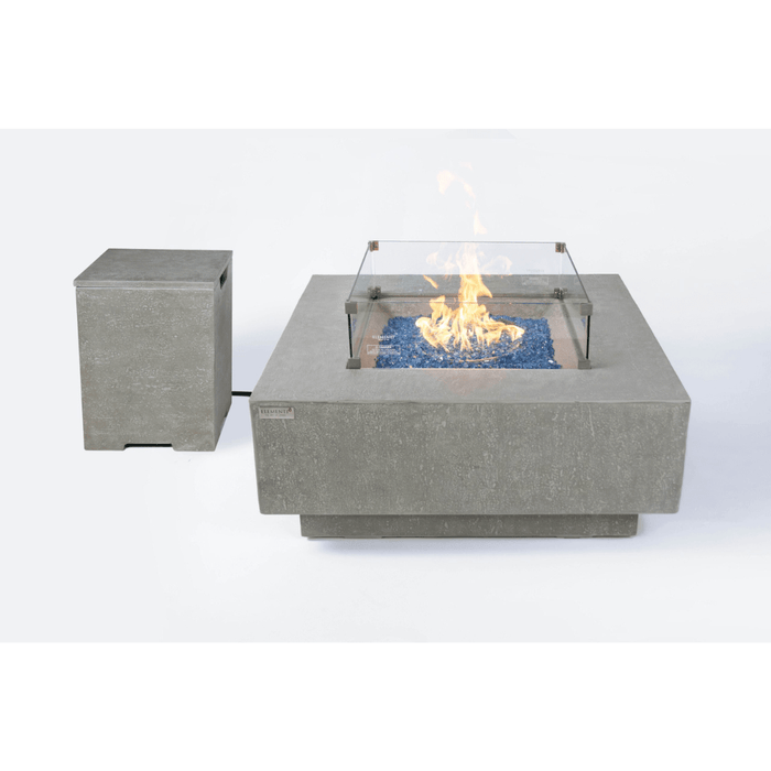 Elementi Plus Victoria Fire Table Light Gray