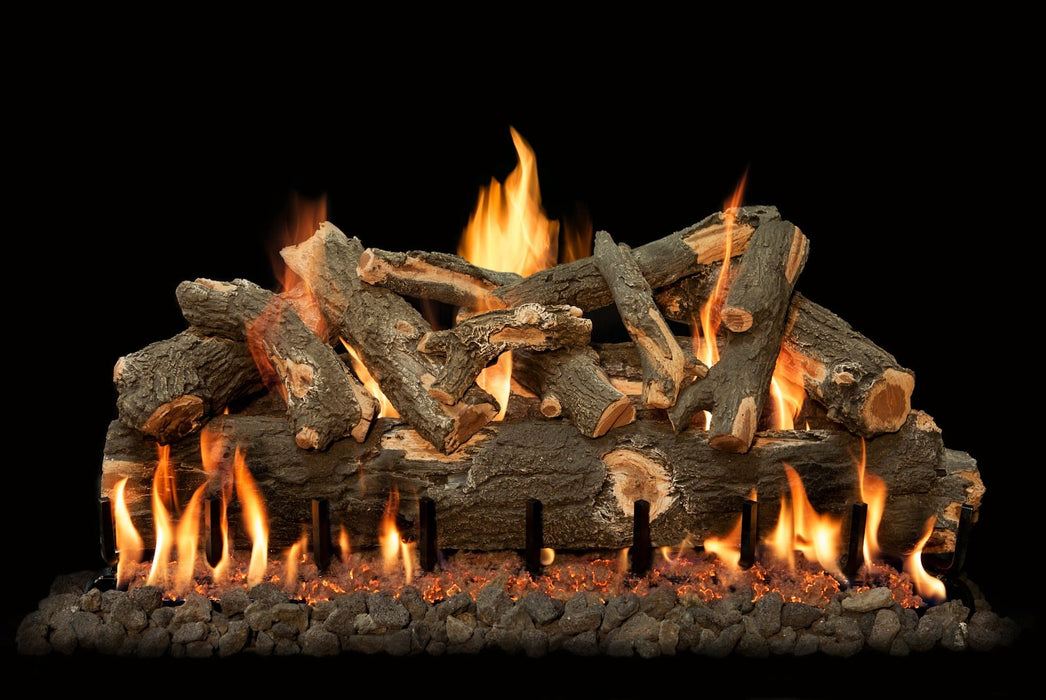 Grand Canyon Arizona Weathered Oak 2-Burner Gas Log Burner System