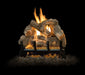 Grand Canyon Arizona Weathered Oak 3-Burner Gas Log Burner System