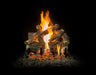 Grand Canyon Arizona Weathered Oak Charred 3-Burner Gas Log Burner System