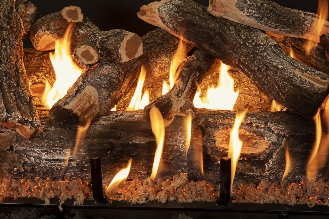 Grand Canyon Arizona Weathered Oak Log Set — 2/3-Burner Compatible