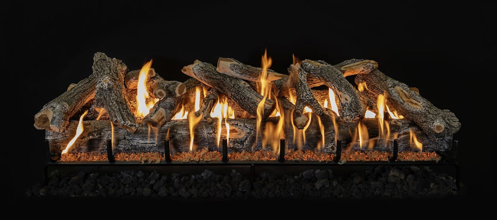 Grand Canyon Arizona Weathered Oak Log Set — 2/3-Burner Compatible