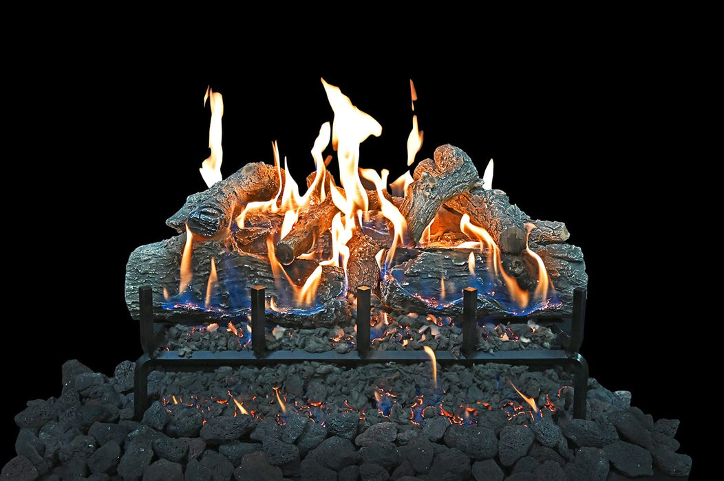 Grand Canyon Lava Burner w/ GlowFire Logs — On/Off Control
