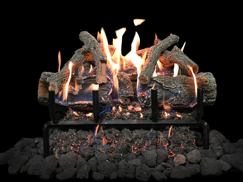 Grand Canyon Lava Burner w/ GlowFire Logs — On/Off Control