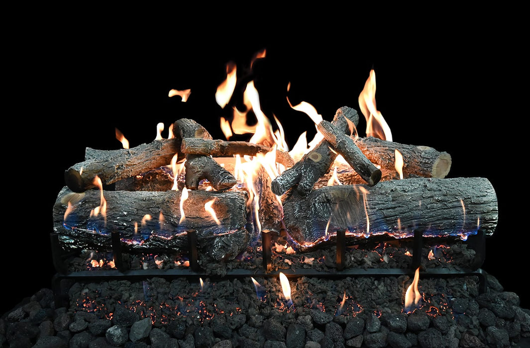 Grand Canyon Lava Burner w/ GlowFire Logs — Variable SIT ProFlame