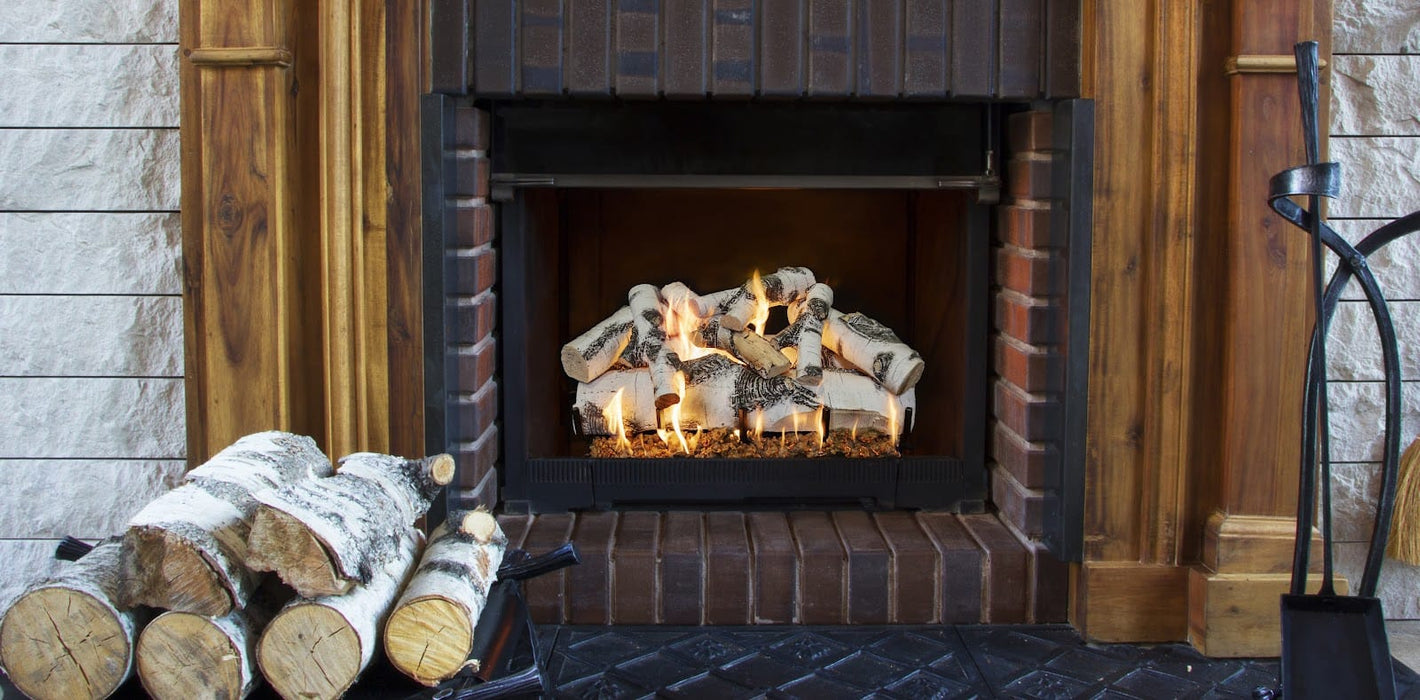 Grand Canyon Quaking Aspen Log Set — 2/3-Burner Compatible