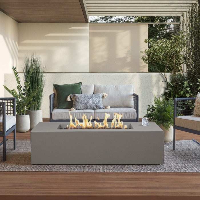 Jensen Co Coden 58" Low Rectangle Fire Table