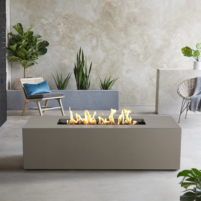 Jensen Co Coden 72" Rectangle Chat Fire Table