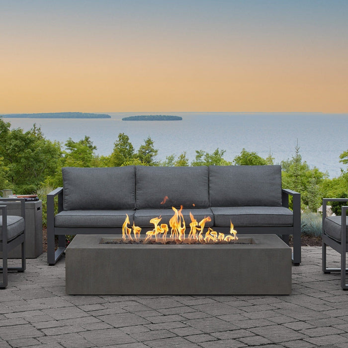 Jensen Co Estes Low Natural Gas Fire Table