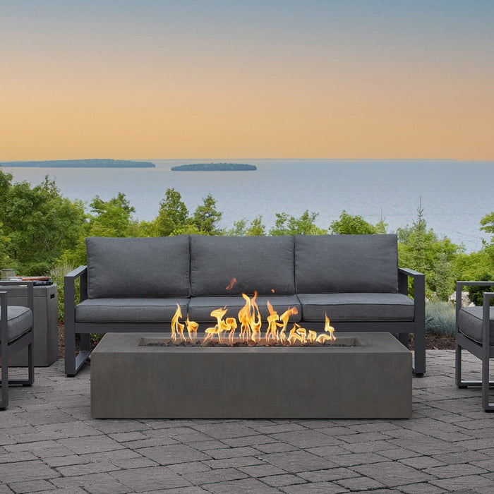 Jensen Co Estes Low Propane Propane Fire Table