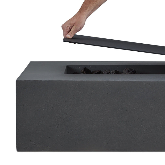 Jensen Co Estes Rectangle Aluminum Fire Table Lid