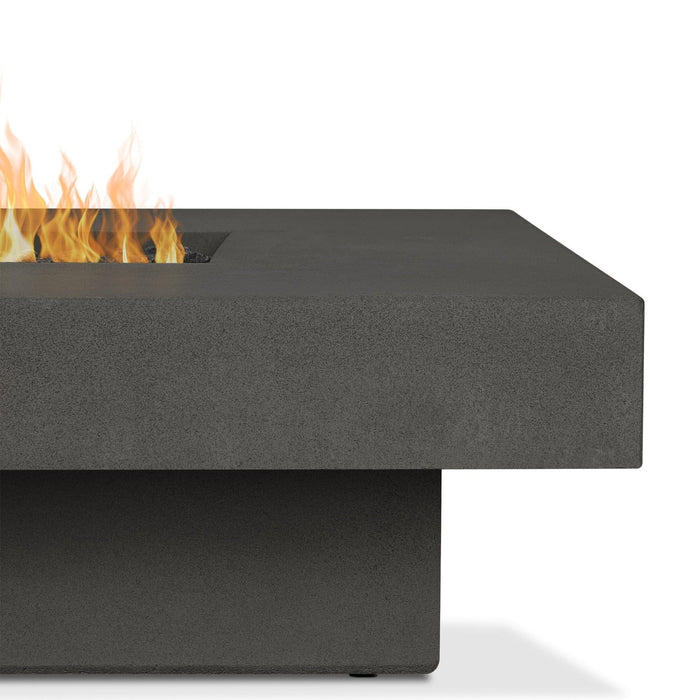 Jensen Co Geneva Low Rectangle Propane Fire Table