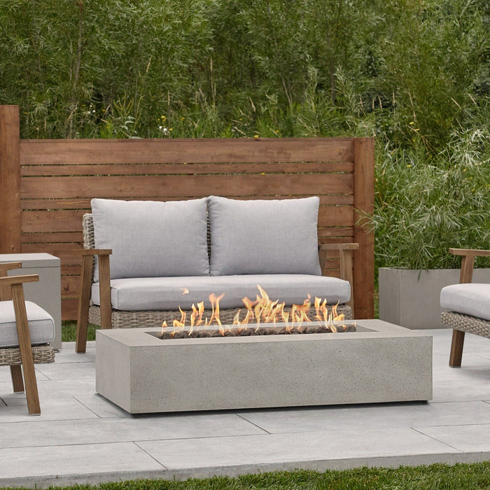 Jensen Co La Valle Low Rectangle Propane Fire Table