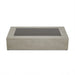 Jensen Co La Valle Rectangle Lid in Smokestone (1590LP)