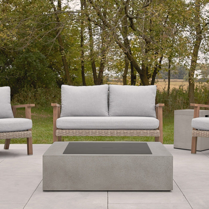 Jensen Co La Valle Square Lid in Smokestone (1592LP)
