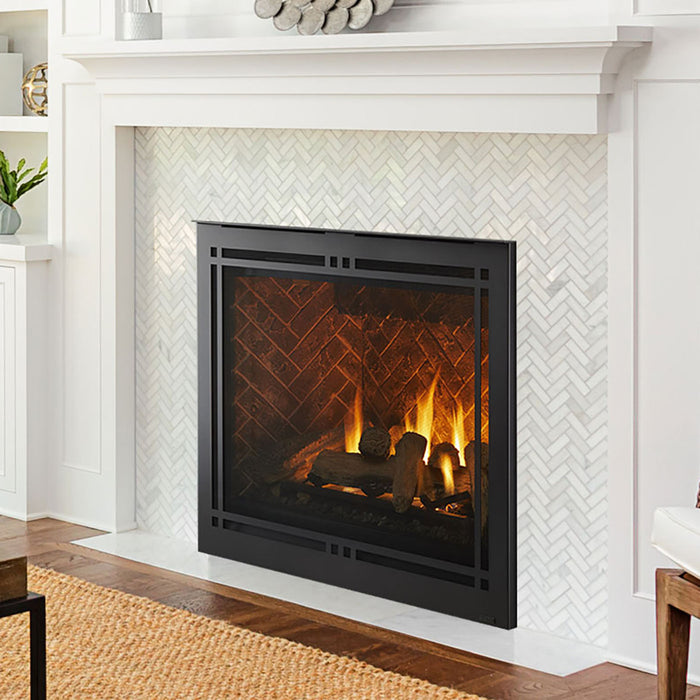 Majestic Meridian installed with black clean face front