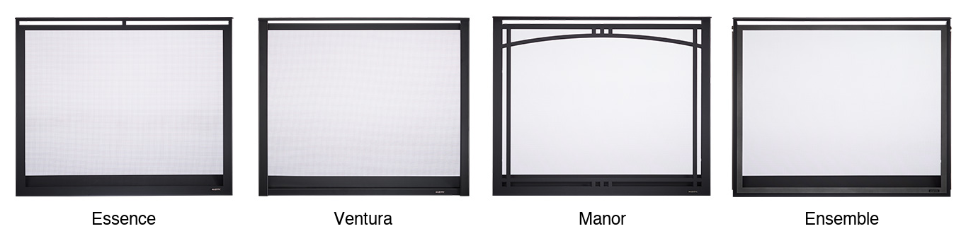 Majestic Meridian 42 Front Style options: Essence, Ventura, Manor, Ensemble