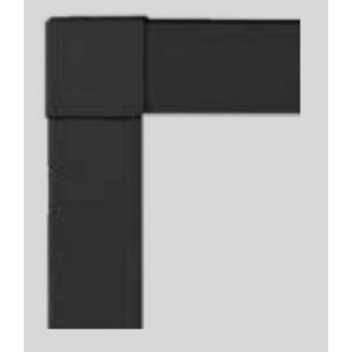 Monessen 42" Satin Black Contemporary Fireplace Front For Artisan Series Fireplace