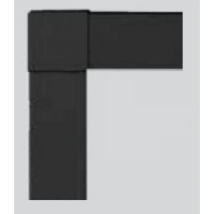 Monessen 48" Satin Black/Veined Copper Contemporary Fireplace Front For Artisan Series Fireplace