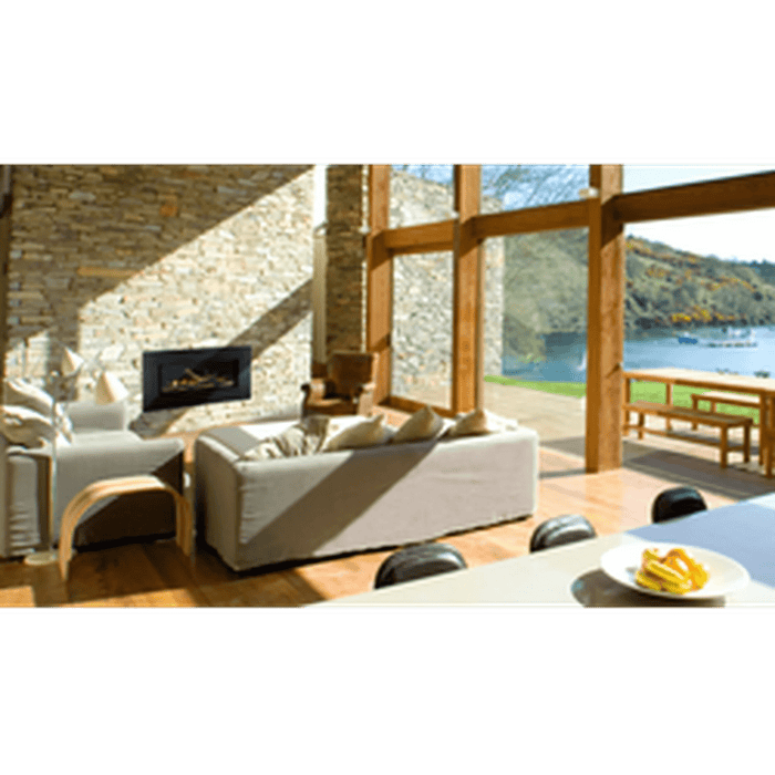 Monessen Artisan 42" Reduced BTU Vent Free Liquid Propane Gas Linear Fireplace with IPI Plus Ignition