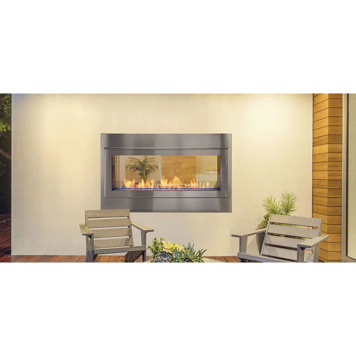 Monessen Artisan 48" Vent Free See-Through Linear Fireplace With IPI Plus Ignition