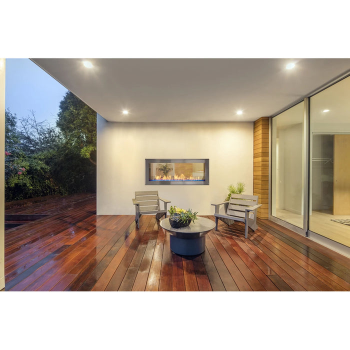 Monessen Artisan 48" Vent Free See-Through Linear Fireplace With IPI Plus Ignition