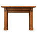 Monessen Design Series Battlefield C 53" Distressed Knotty Alder Unfinished Flush Wood Mantel