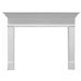 Monessen Select Series Wescott B 48" Primed MDF Flush Wood Mantel