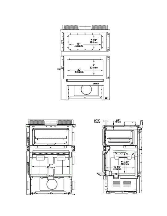 Osburn Gusto Wood Burning Cookstove