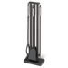 Pilgrim 32 Inch Contemporary Brushed Steel Fireplace Tool Set