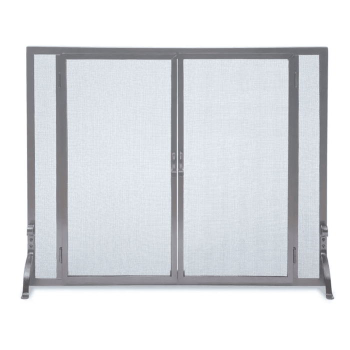 Pilgrim 39 Inch Flat Firescreen with Full Height Doors