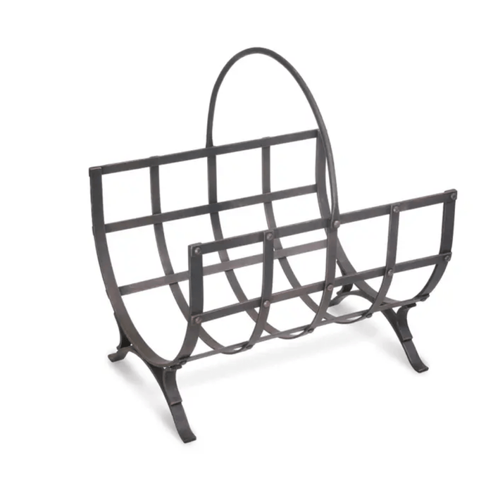 Pilgrim Distressed Bronze Manor Fireplace Log Holder