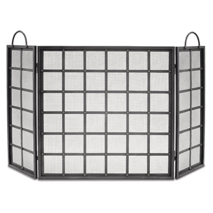 Pilgrim Manor Tri Panel Fireplace Screen