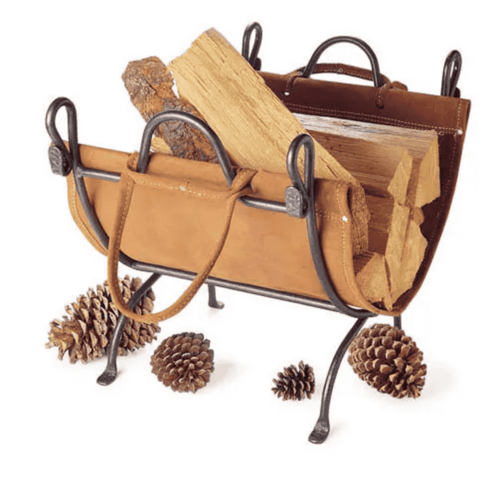 Pilgrim Vintage Iron Folding Log Carrier and Holder