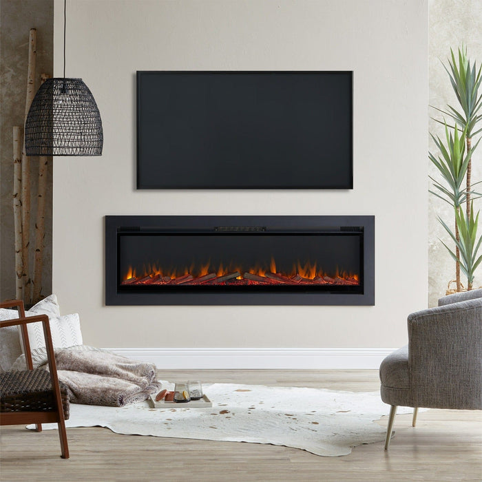 Real Flame 65" Wall Mounted / Recessed Electric Fireplace Insert