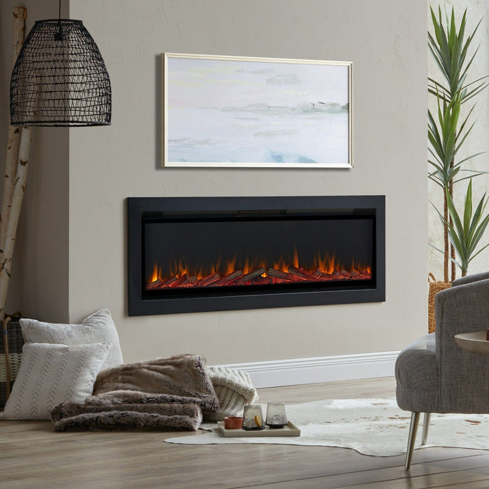 Real Flame 65" Wall Mounted / Recessed Electric Fireplace Insert