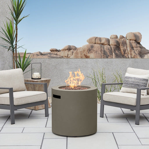 Real Flame Aegean 24" Round LP Fire Table